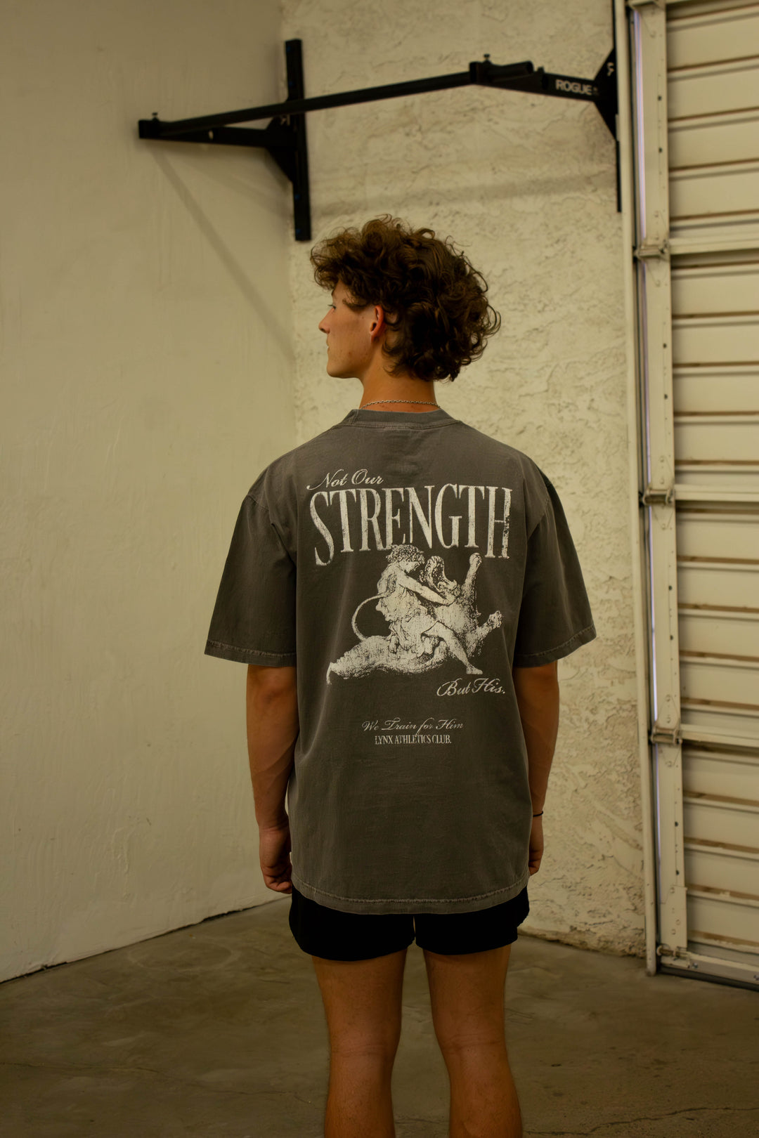 not our strength but his v1 model back