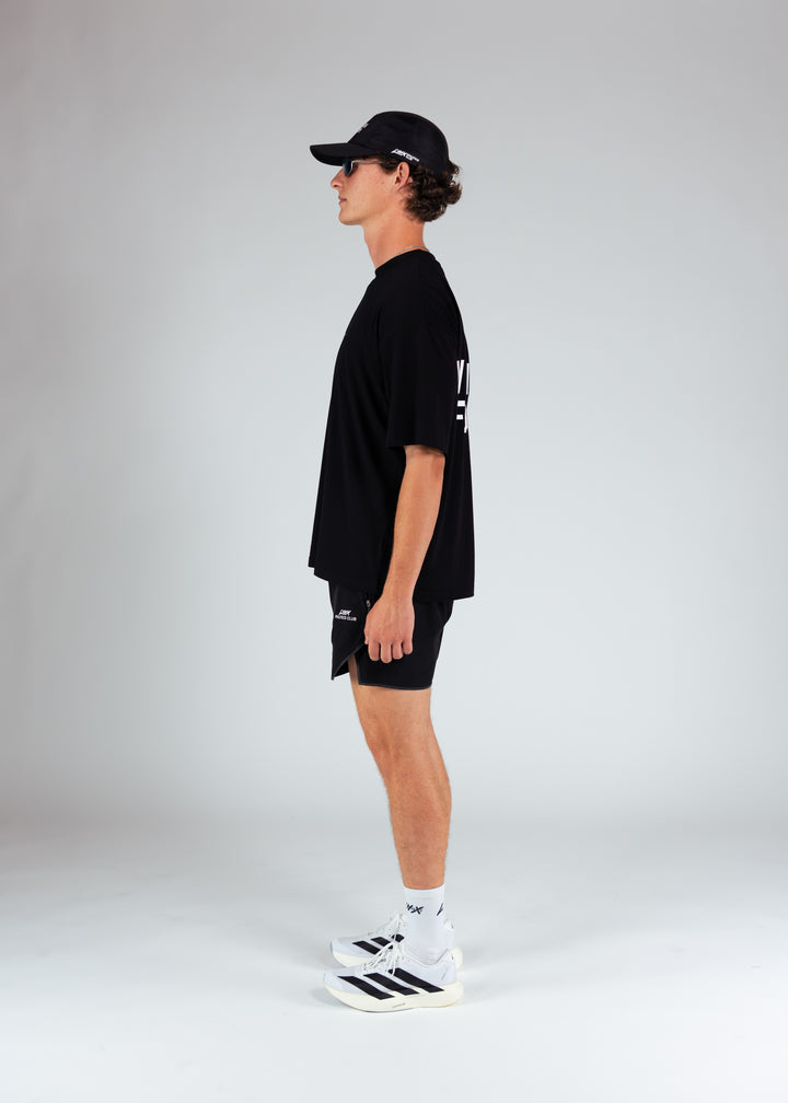 athlete wearing we train for him tee