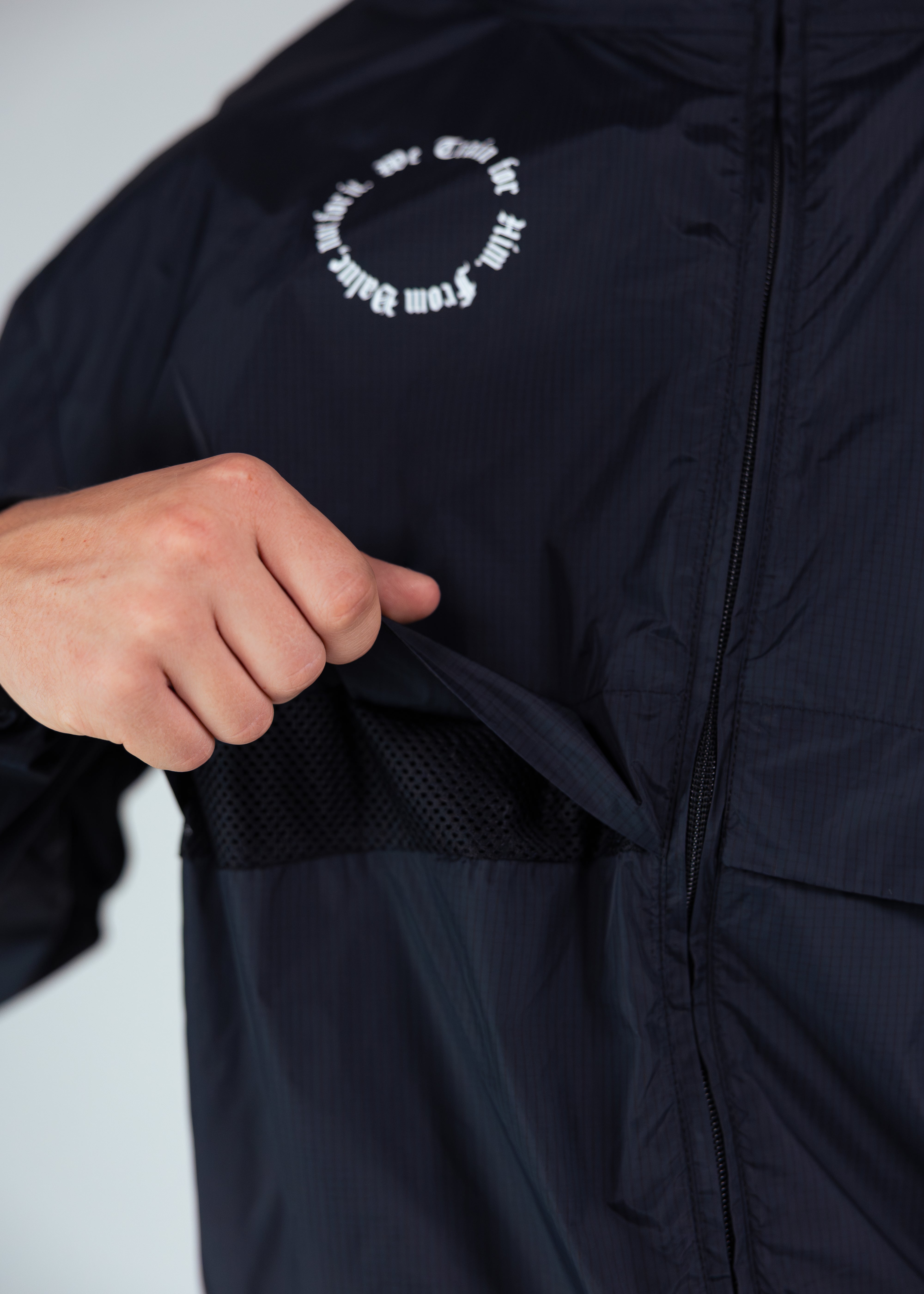 Training Jacket | We Train For Him – Lynx Athletics Club