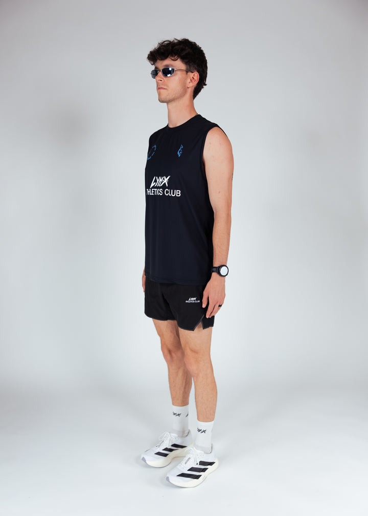 person wearing lynx athletics club race fit