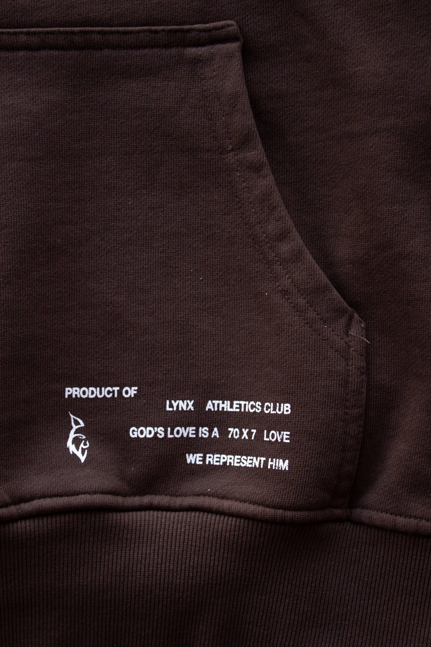 LOVE YOUR NEIGHBOR HOODIE IN BROWN (PRE-ORDER)