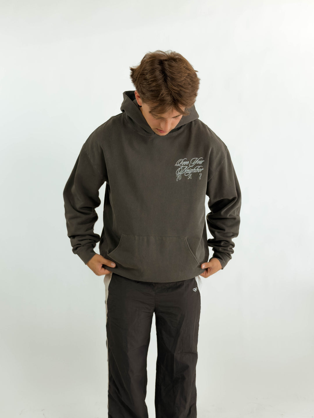 Love Your Neighbor Boxy Hoodie