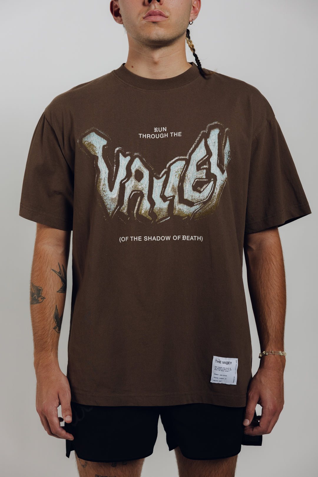 The Valley Tee - Brown